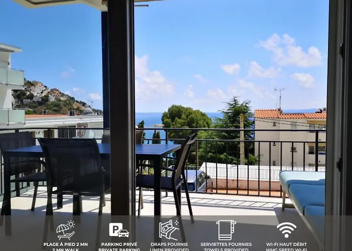 Solmar2 Plage A 100 M, Terrasse Vue Mer, Parking, Wi-Fi